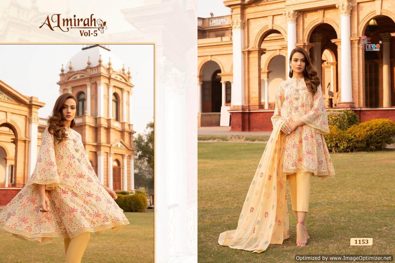 Shree Present Almirah Vol 5 Pakistani Salwar Suits