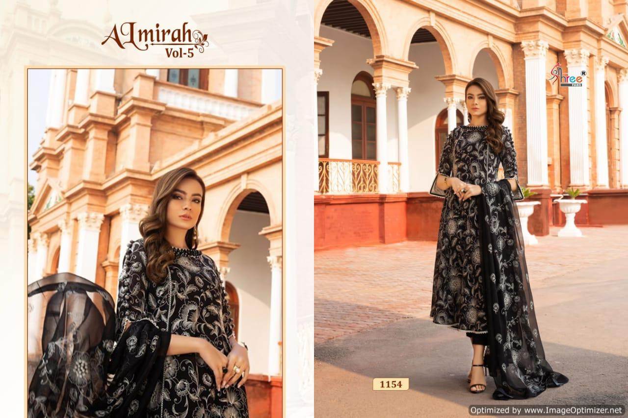 Shree Present Almirah Vol 5 Pakistani Salwar Suits