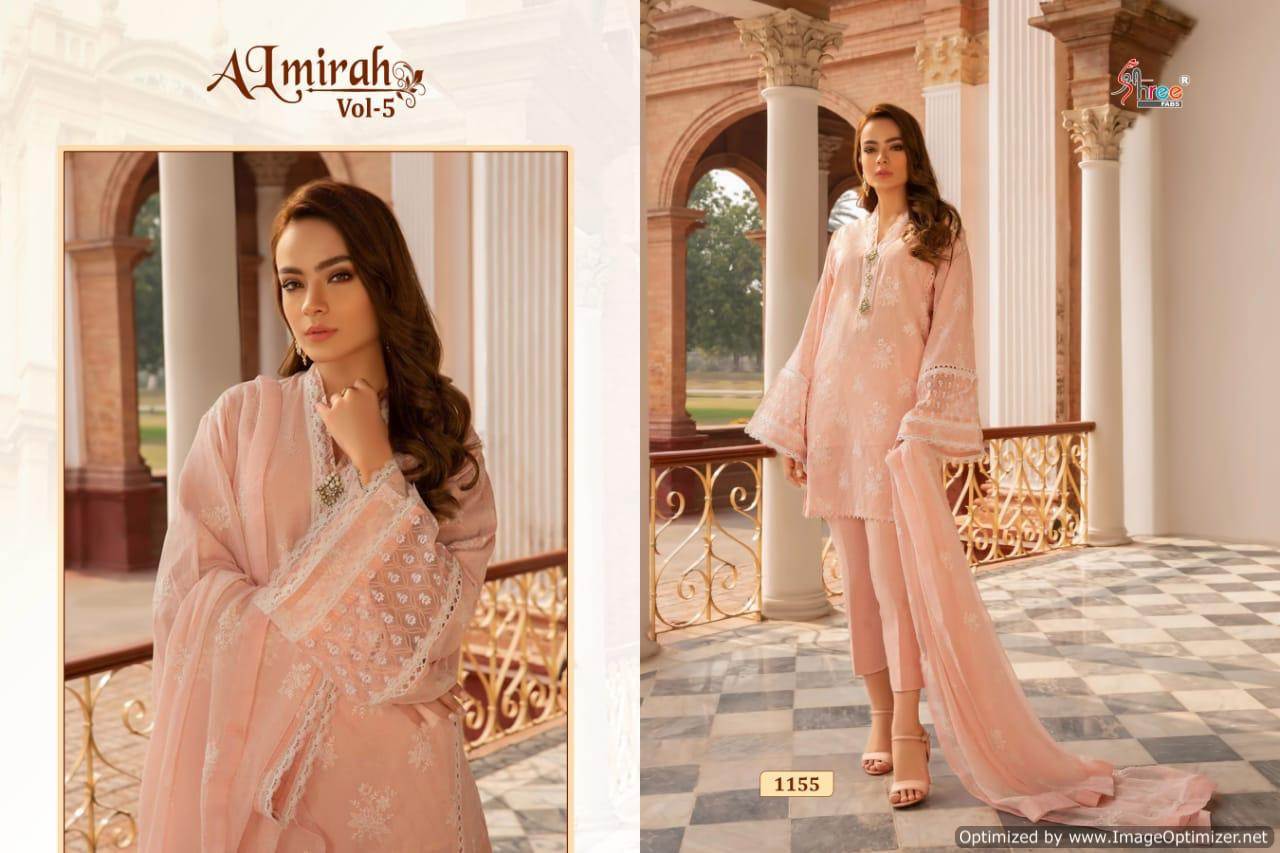 Shree Present Almirah Vol 5 Pakistani Salwar Suits