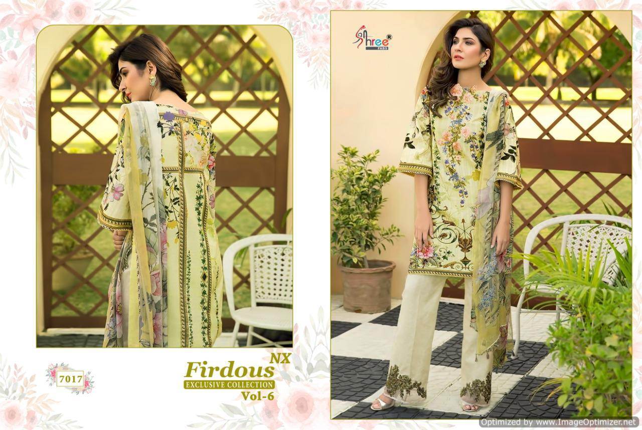 Shree Present Firdous Exclusive Collection Vol 6 Nx Pakistani Suits