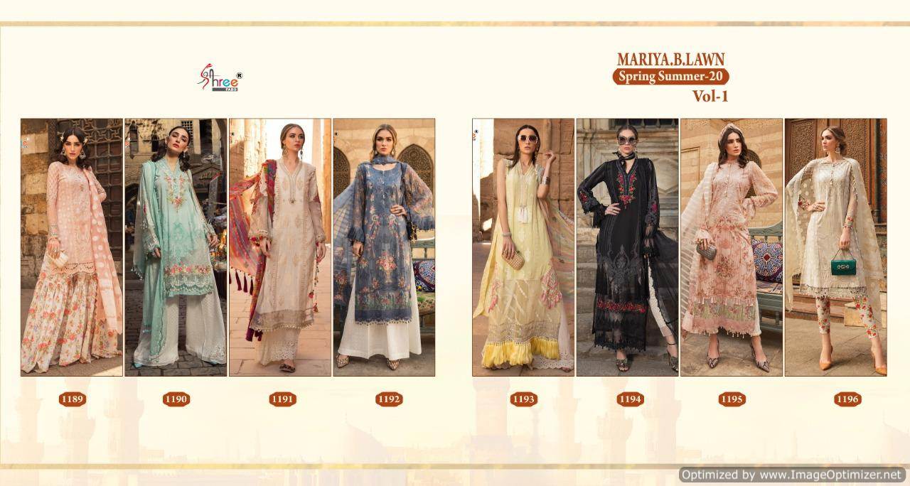 Shree Present Mariya B Spring Summer 20 Vol 1 Pakistani Suit