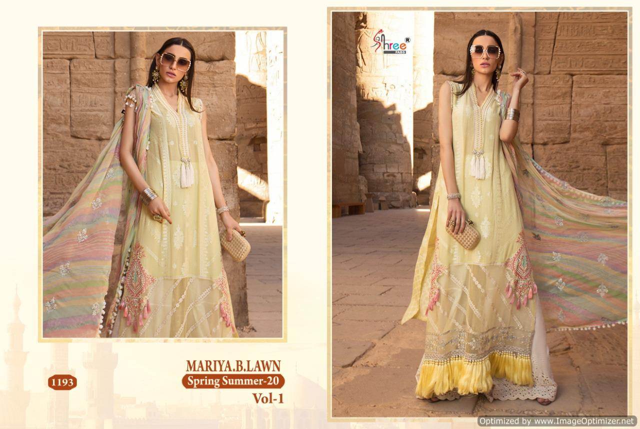 Shree Present Mariya B Spring Summer 20 Vol 1 Pakistani Suit