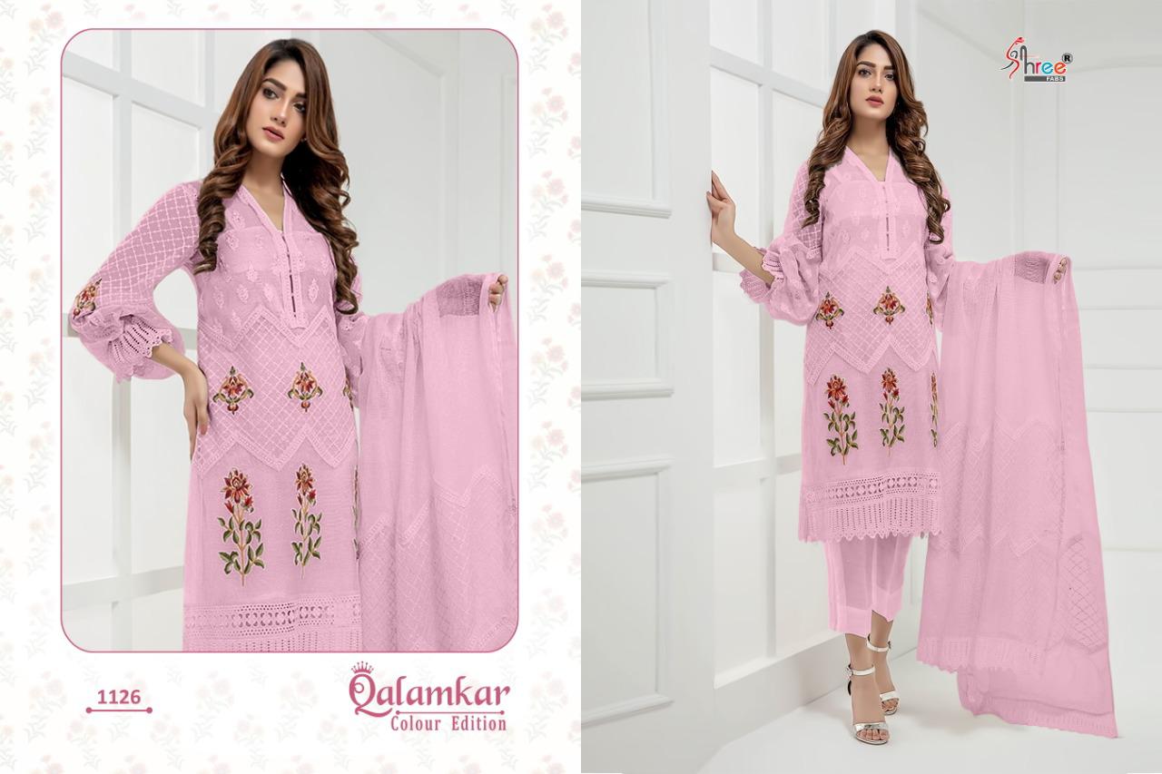 Shree Present Qalamkar Color Edition Salwar Suits Collection