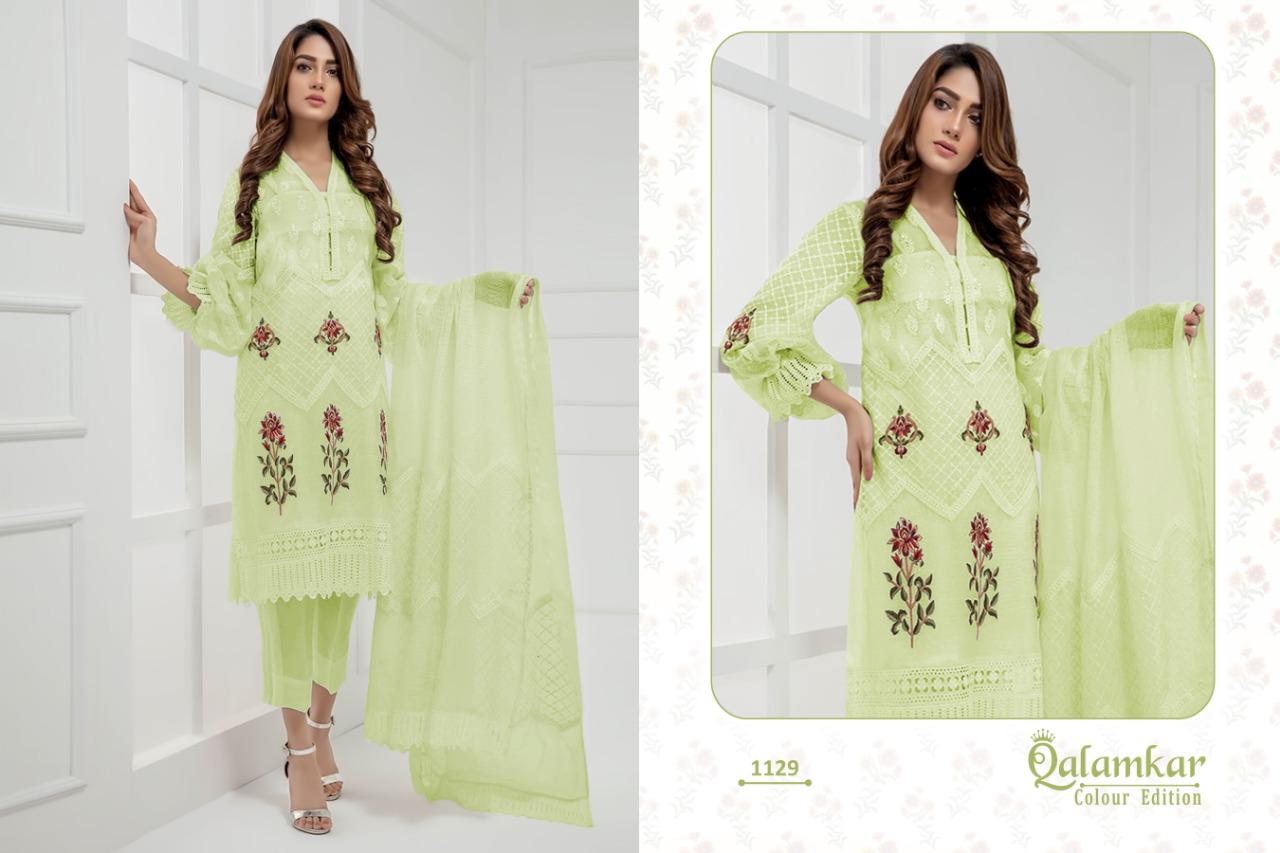 Shree Present Qalamkar Color Edition Salwar Suits Collection