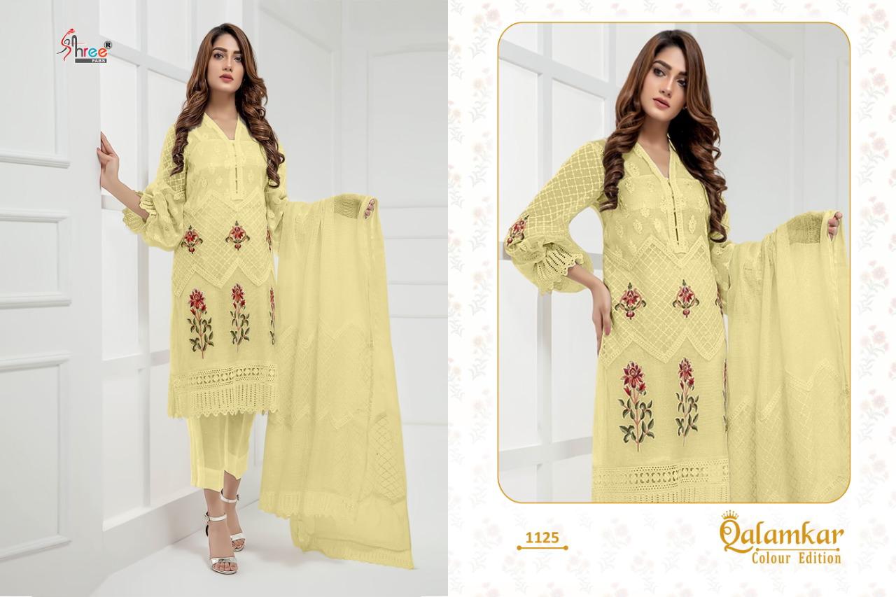 Shree Present Qalamkar Color Edition Salwar Suits Collection