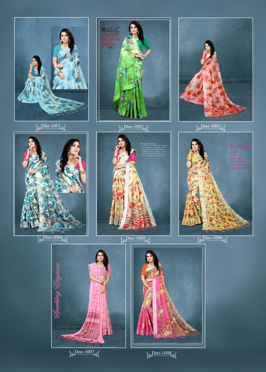 Sonakshi Casual Wear Sarees Catalogue