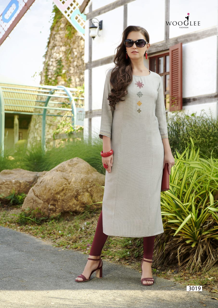 Wooglee Present Four Dhaga Kurtis Catalogue