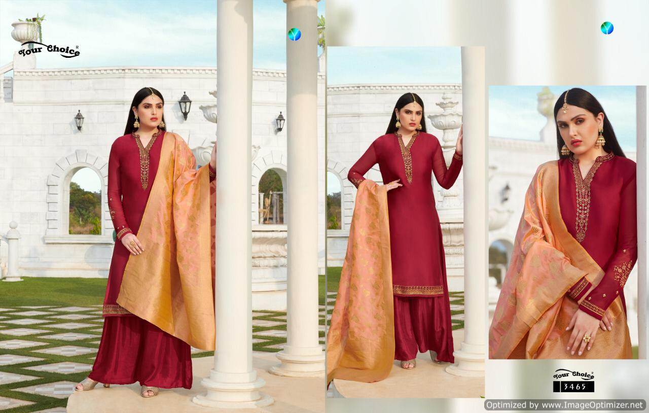 Buy Banarasi Orange Salwar Suit With Heavy Embroidered Dupatta Online in  India at Lowest Prices - Price in India - buysnip.com