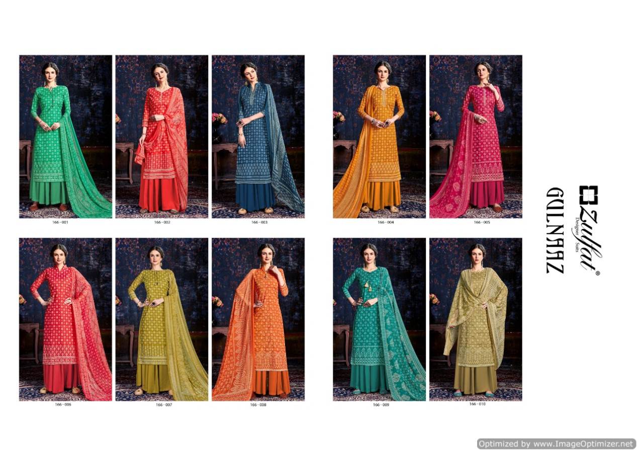 Zulfat Present Gulnaaz Dress Material Collection