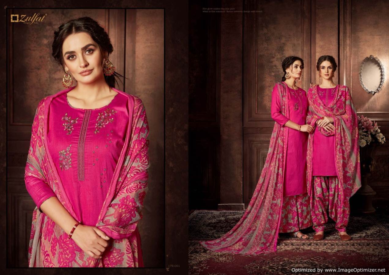Zulfat Present Jashn E Patiala Vol 3 Printed Dress Material