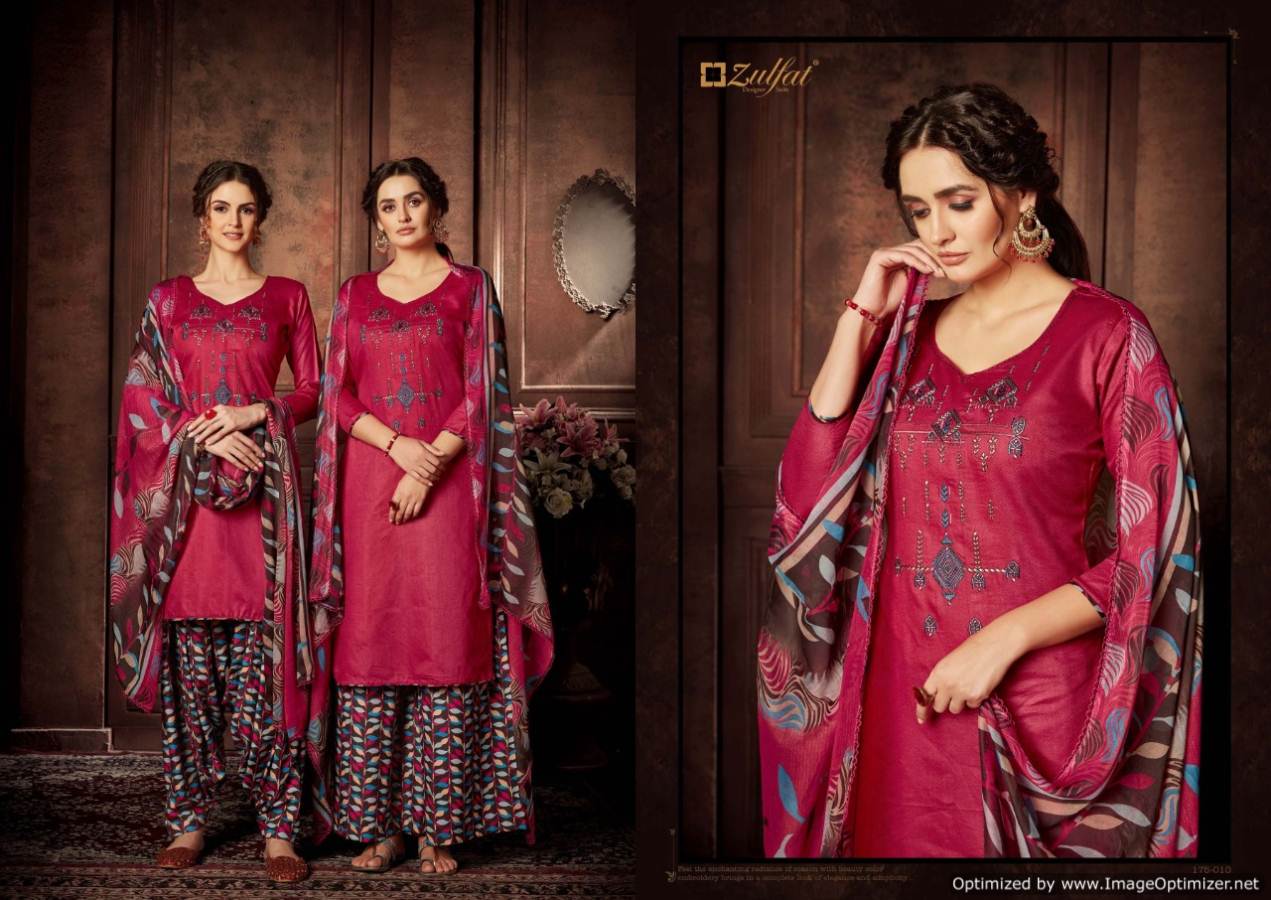 Zulfat Present Jashn E Patiala Vol 3 Printed Dress Material