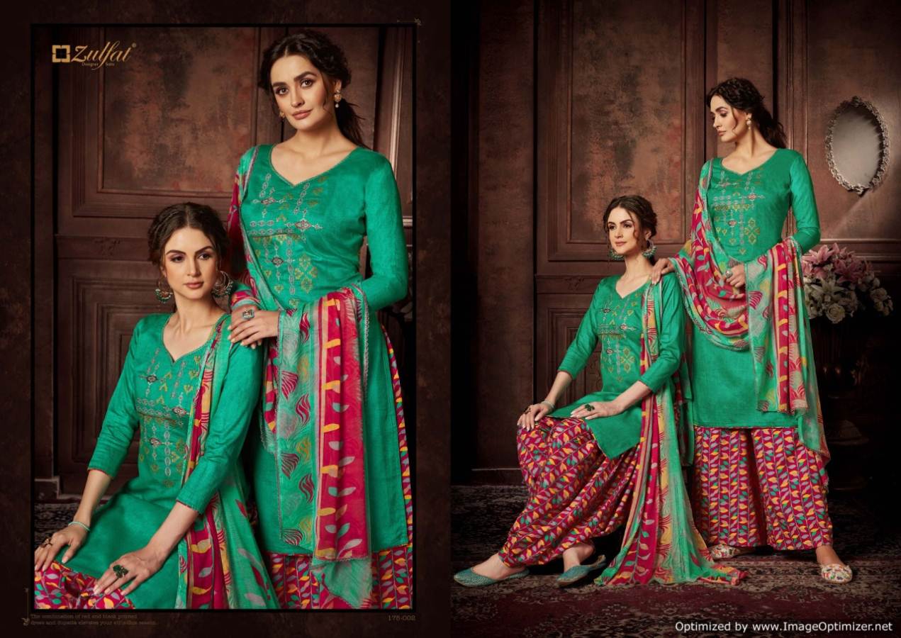 Zulfat Present Jashn E Patiala Vol 3 Printed Dress Material