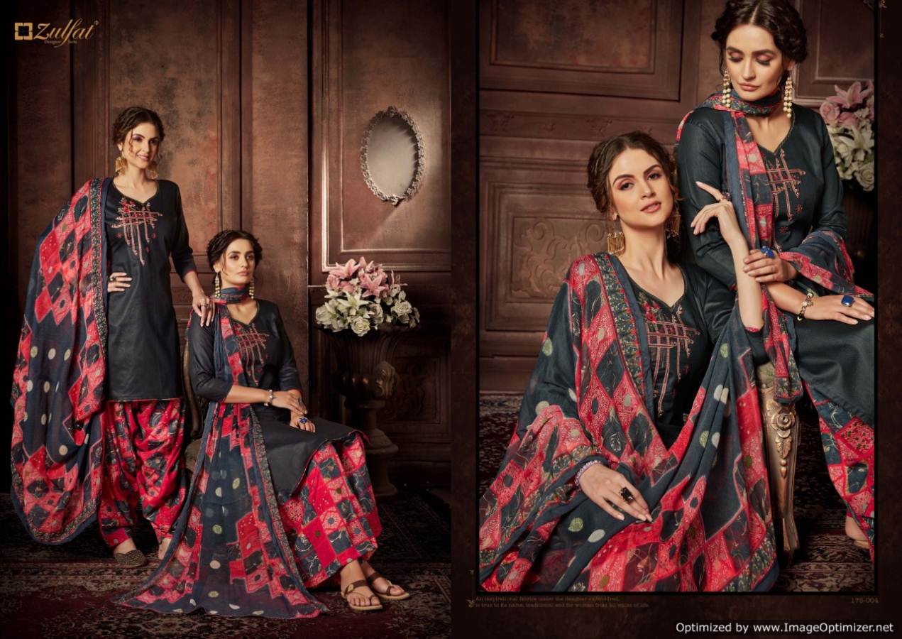 Zulfat Present Jashn E Patiala Vol 3 Printed Dress Material