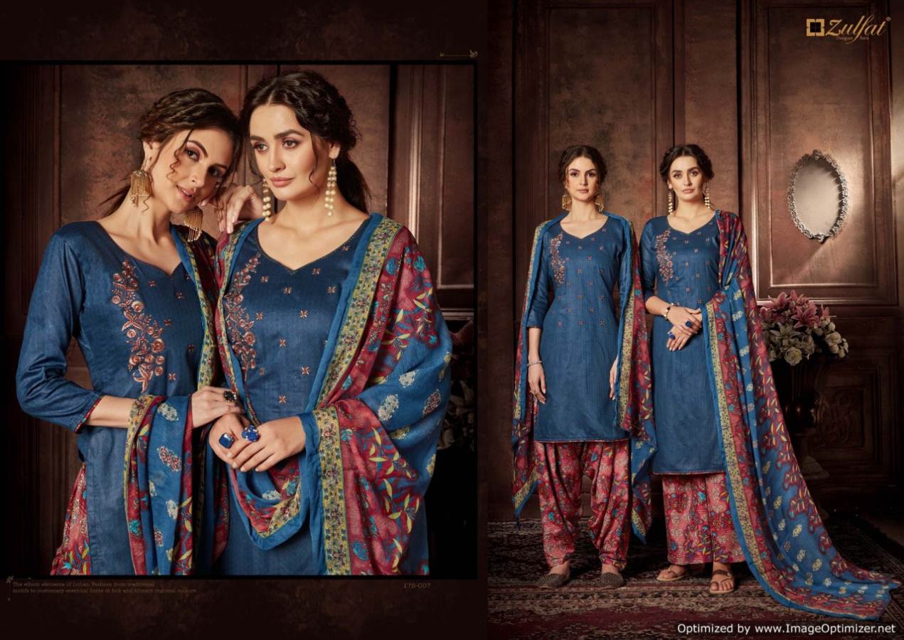 Zulfat Present Jashn E Patiala Vol 3 Printed Dress Material