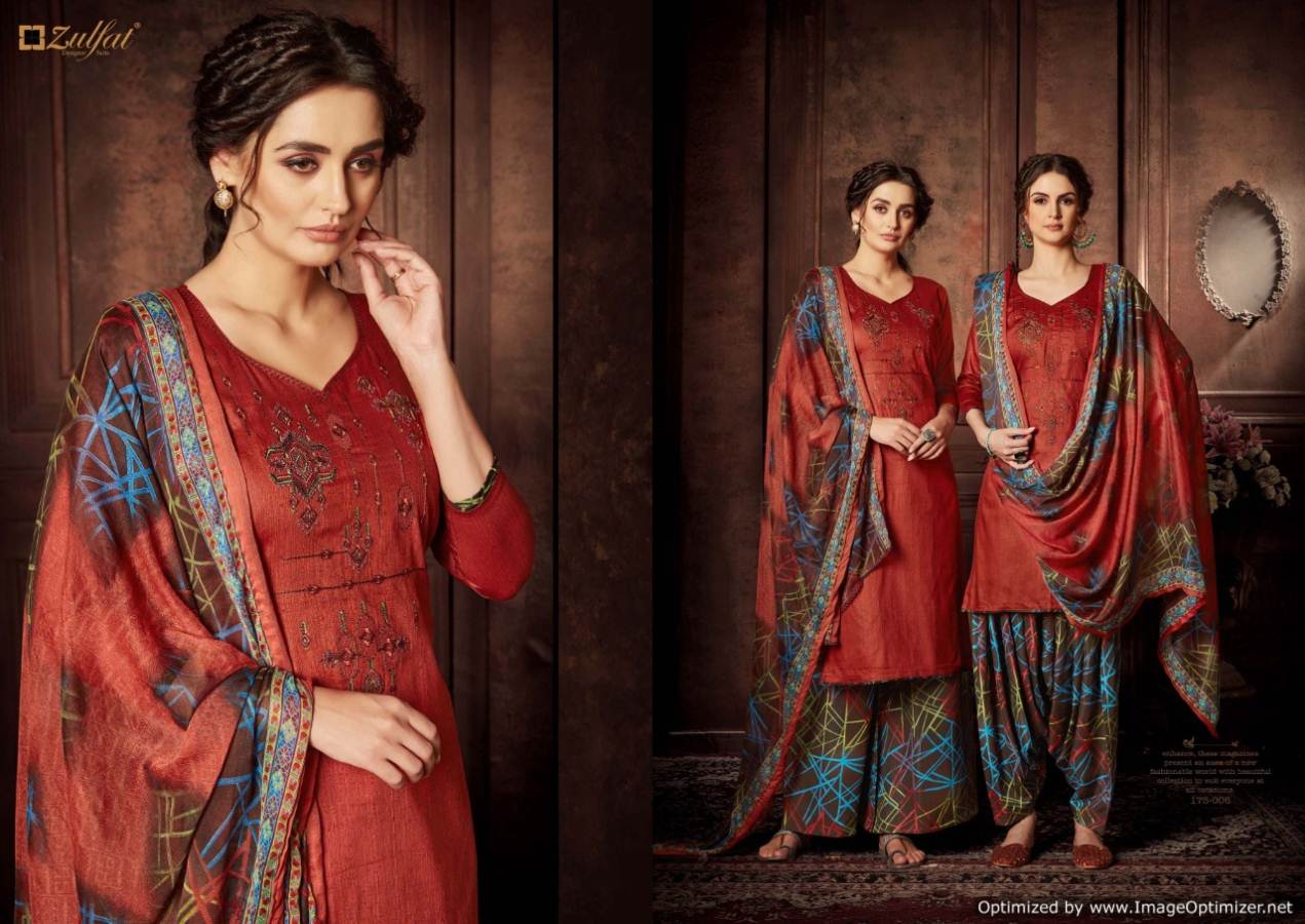 Zulfat Present Jashn E Patiala Vol 3 Printed Dress Material