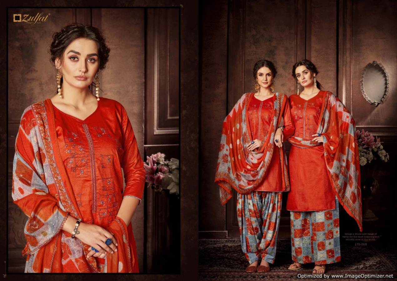 Zulfat Present Jashn E Patiala Vol 3 Printed Dress Material