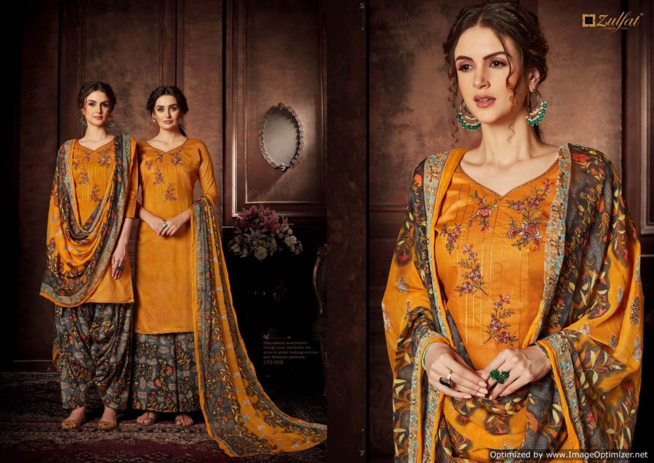 Zulfat Present Jashn E Patiala Vol 3 Printed Dress Material