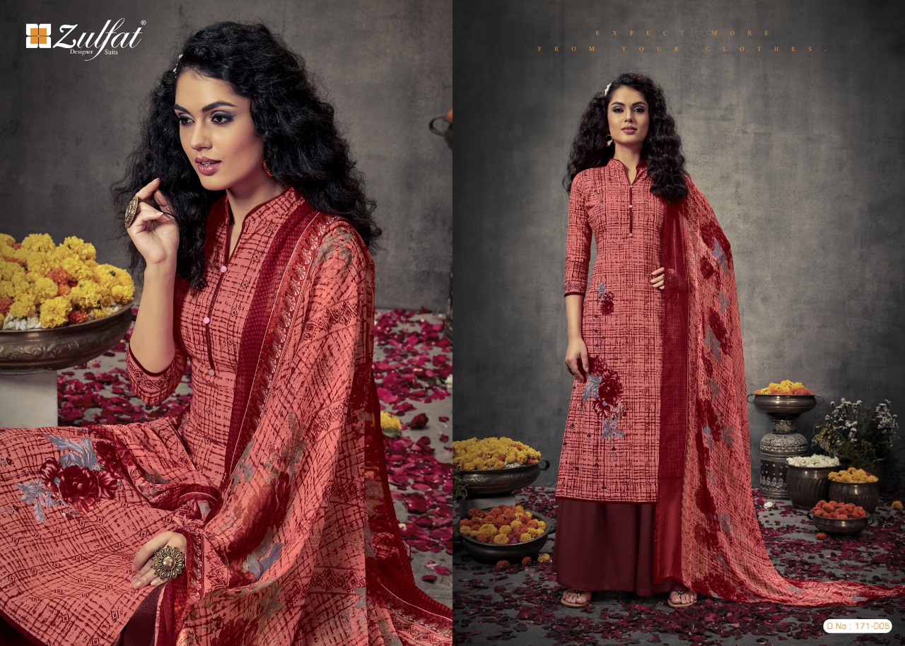 Zulfat Present Summer Bonanza Dress Material Catalogue
