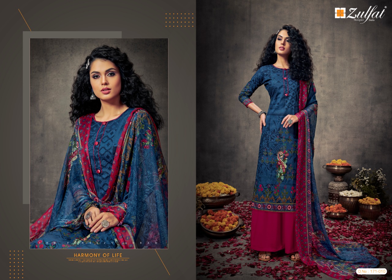 Zulfat Present Summer Bonanza Dress Material Catalogue