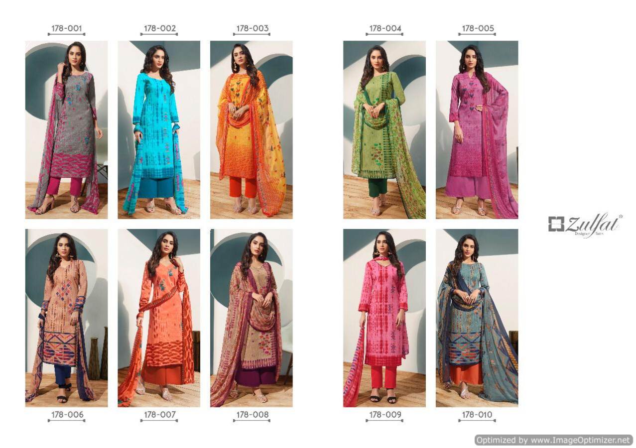 Zulfat Present  Summer Fiesta Dress Material