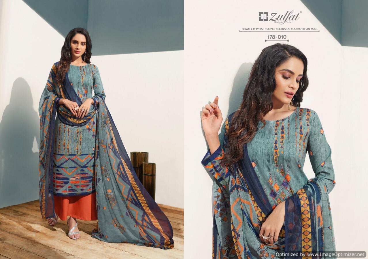 Zulfat Present  Summer Fiesta Dress Material