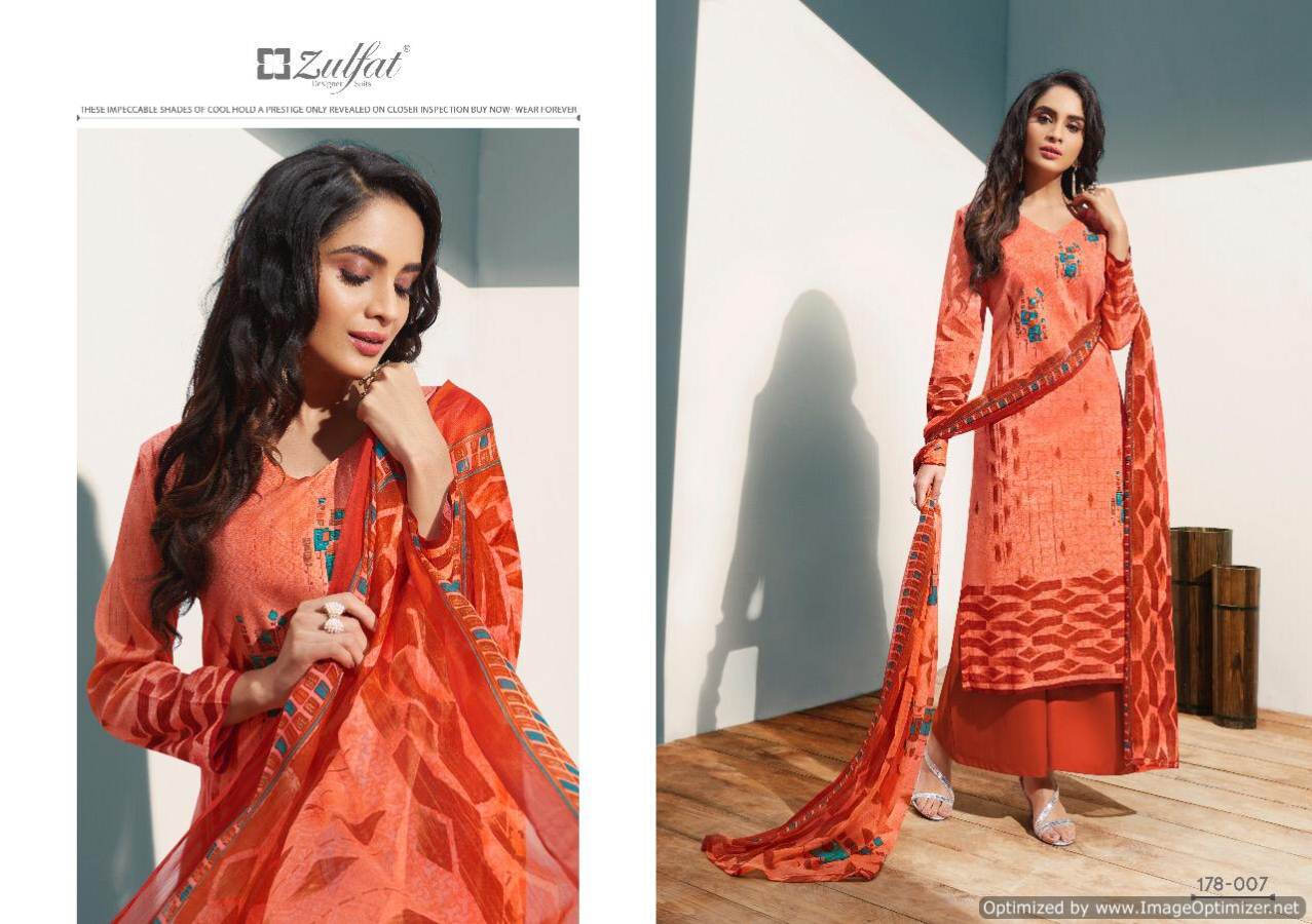 Zulfat Present  Summer Fiesta Dress Material