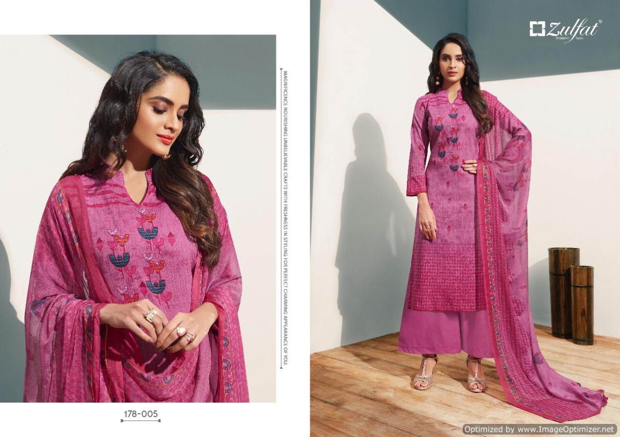 Zulfat Present  Summer Fiesta Dress Material
