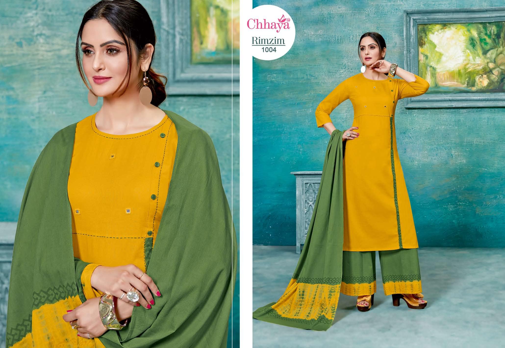 Chhaya Rim Zim Printed Cotton Ready Made Collection