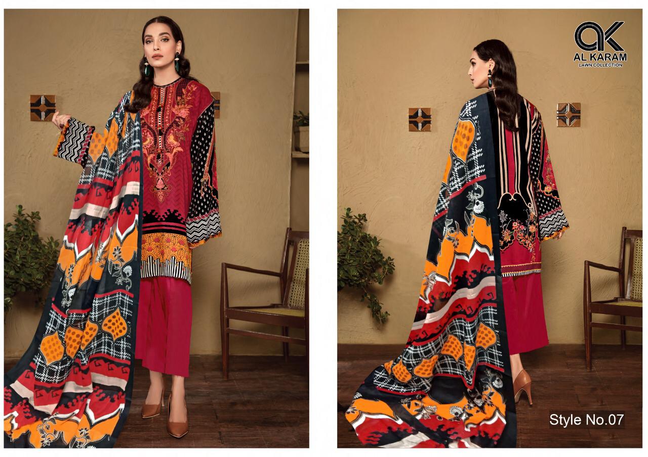 Al Akram Vol 1 Pure Karachi Dress Material