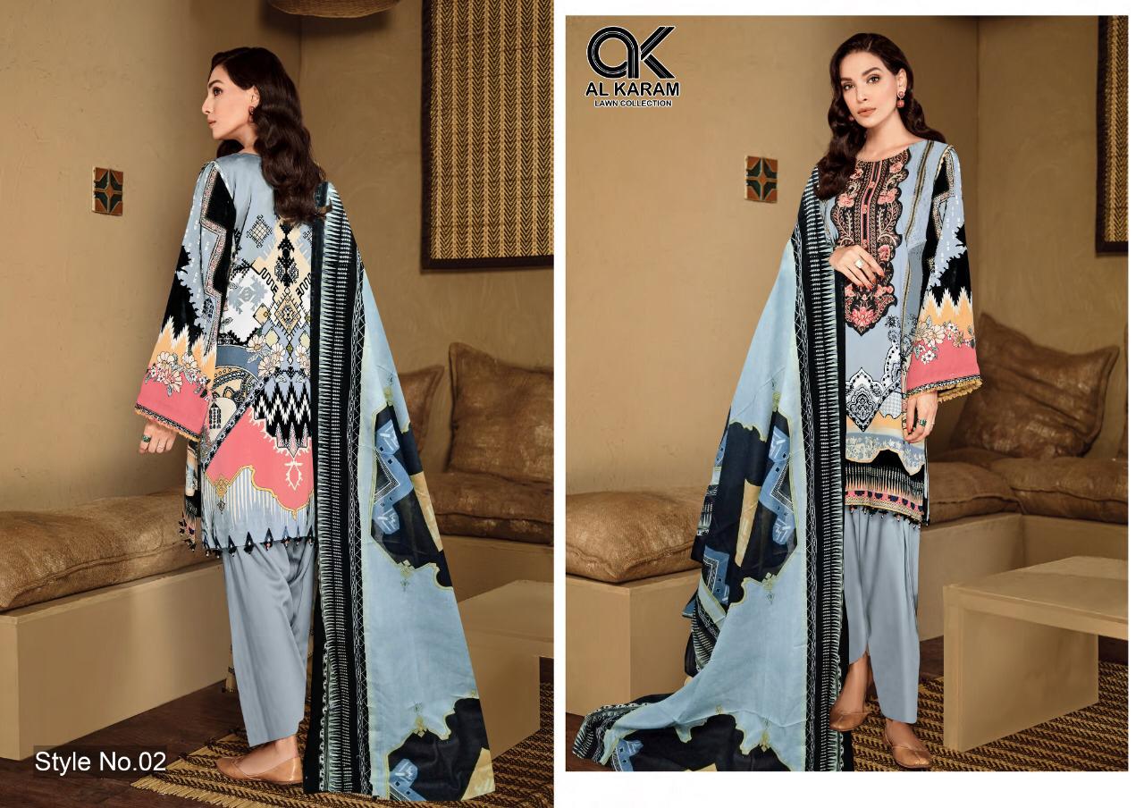 Al Akram Vol 1 Pure Karachi Dress Material