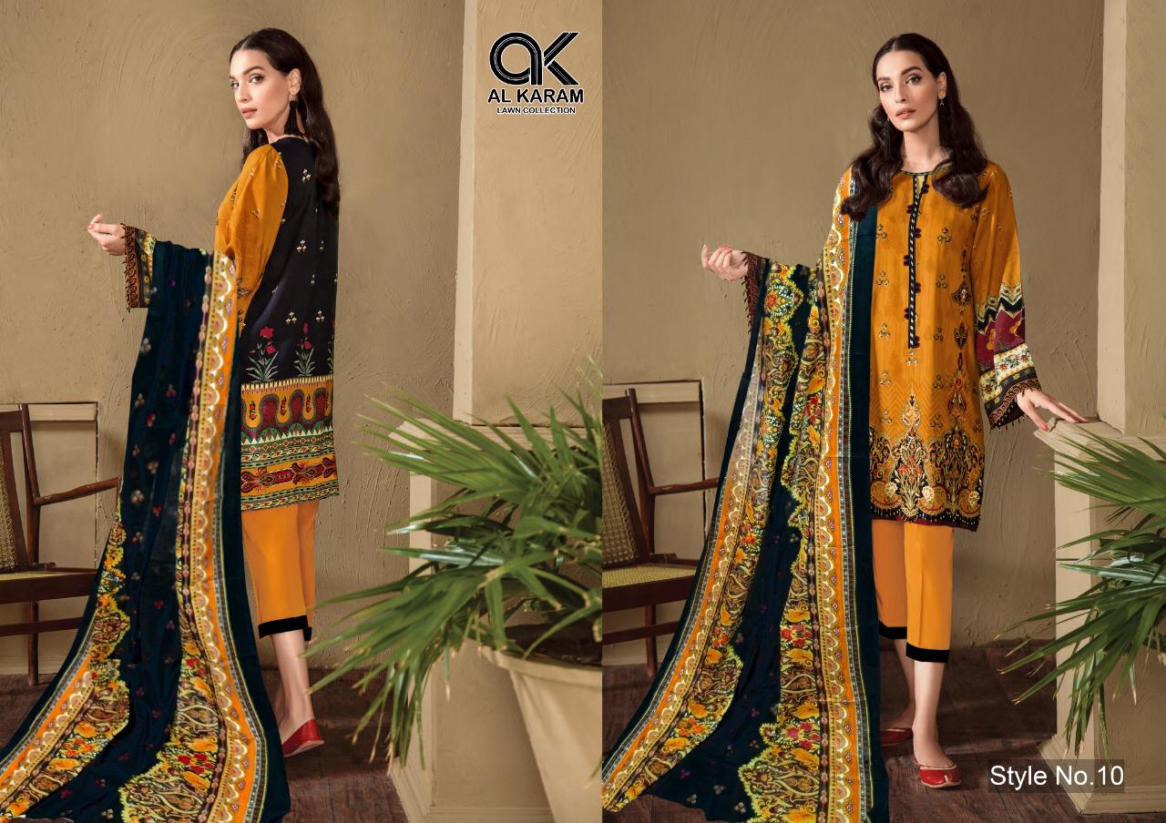 Al Akram Vol 1 Pure Karachi Dress Material