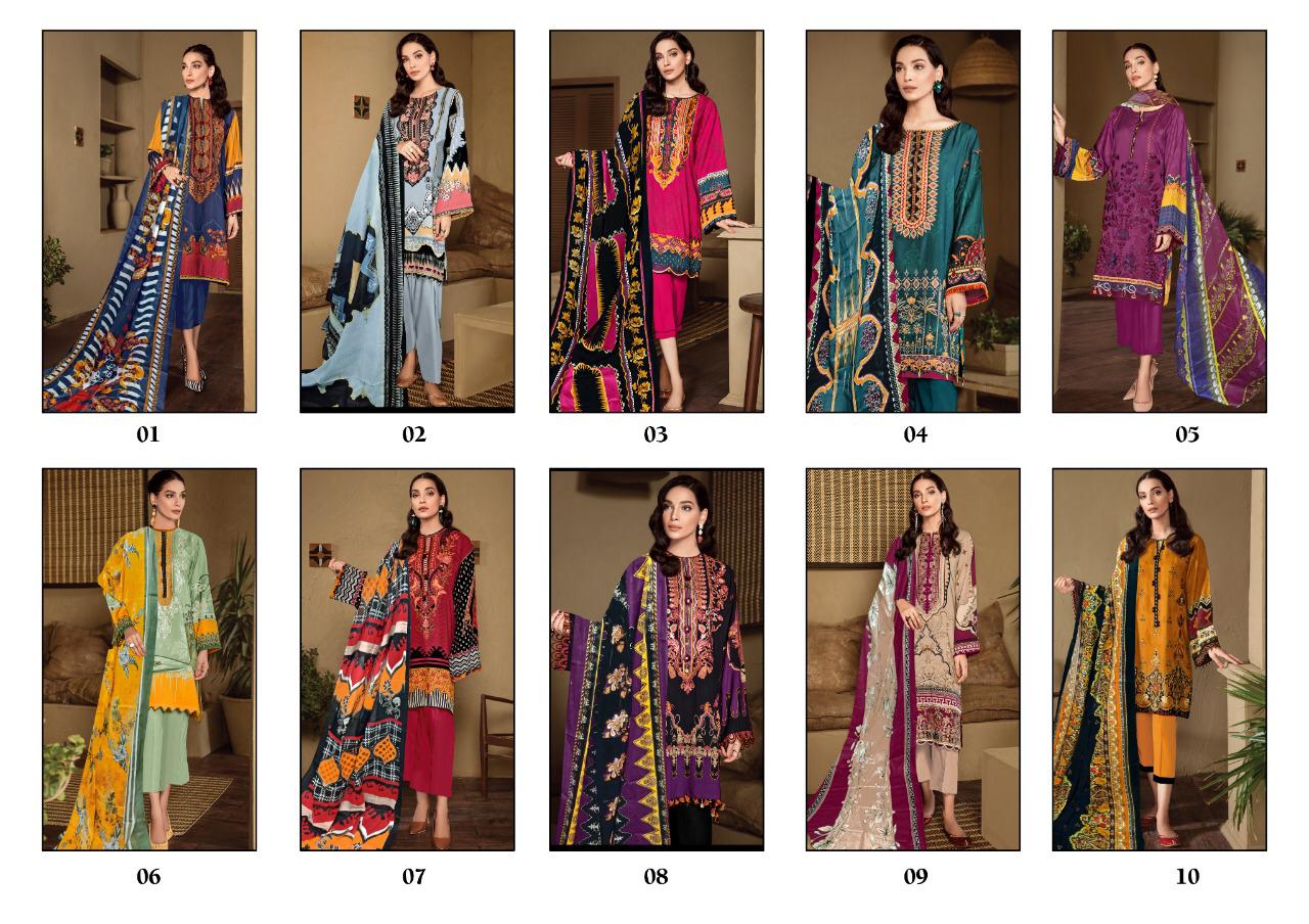 Al Akram Vol 1 Pure Karachi Dress Material