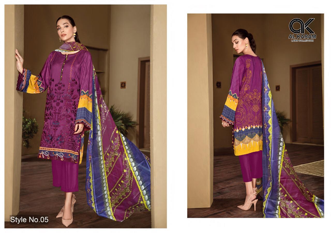 Al Akram Vol 1 Pure Karachi Dress Material