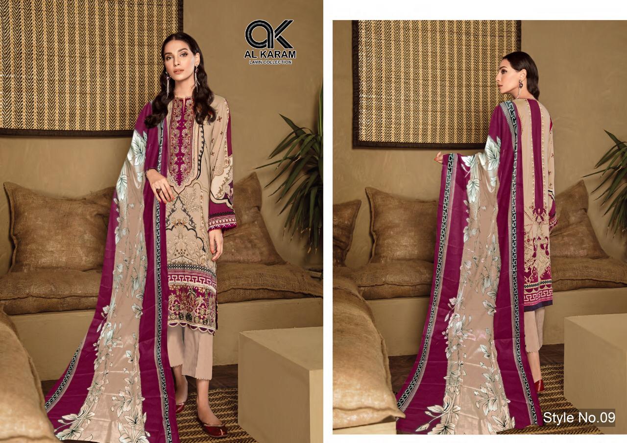Al Akram Vol 1 Pure Karachi Dress Material