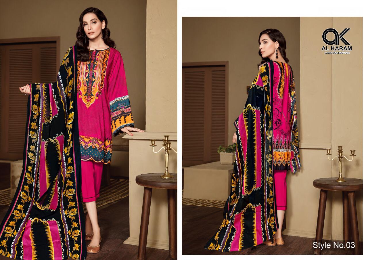 Al Akram Vol 1 Pure Karachi Dress Material
