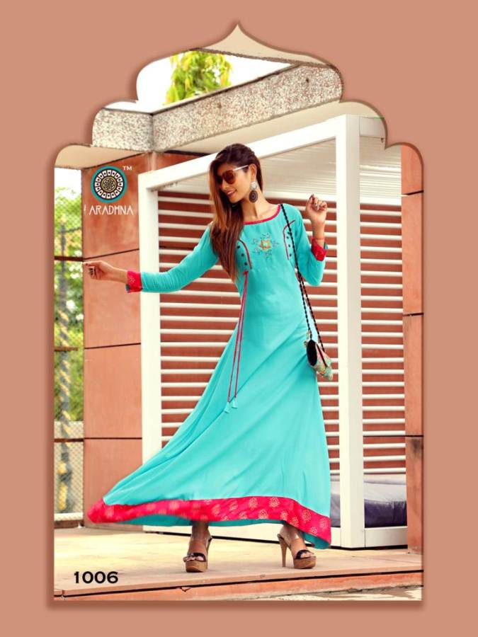 Aradhna Present Western Girl Long Kurti Collection