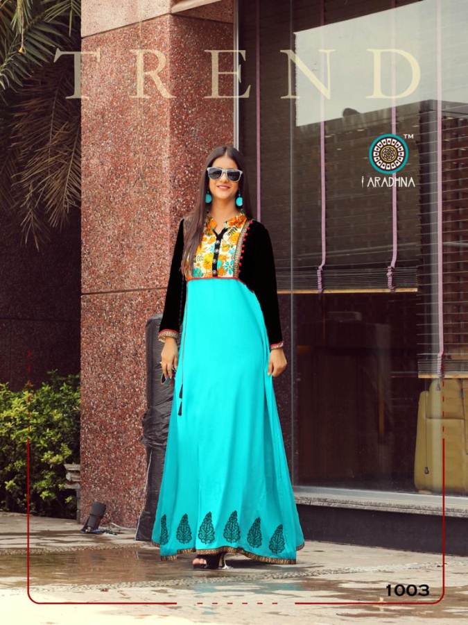 Aradhna Present Western Girl Long Kurti Collection