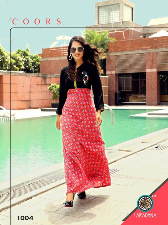 Aradhna Present Western Girl Long Kurti Collection