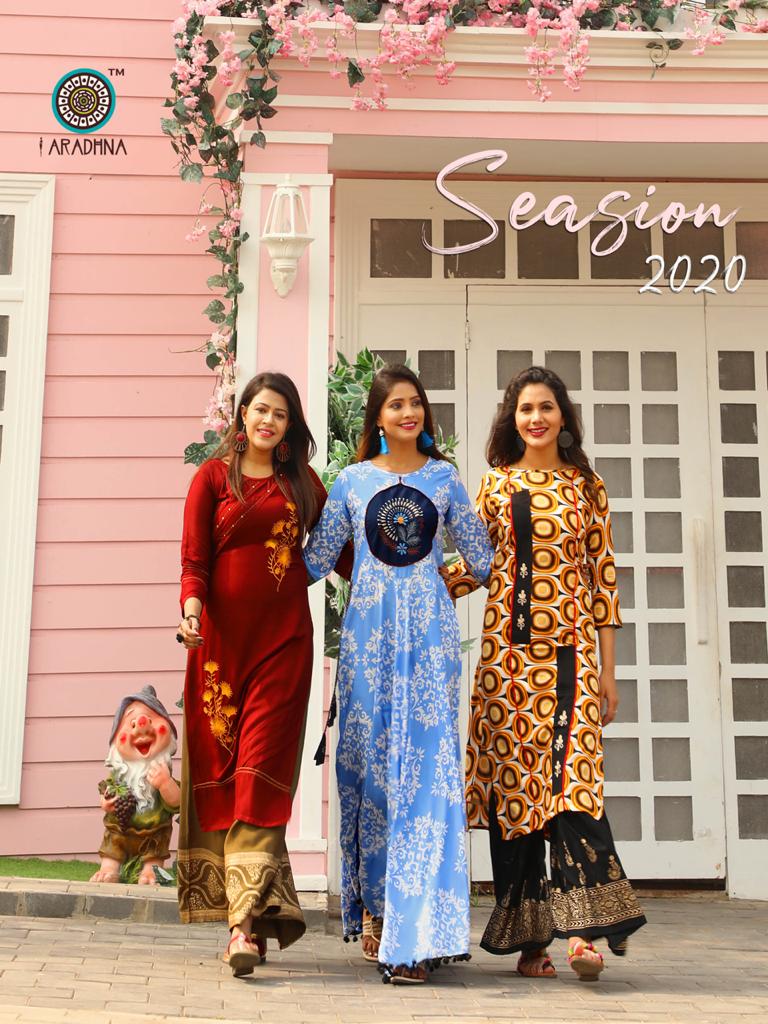 Aradhna Present Mashup Vol 1 Long Kurtis Catalogue