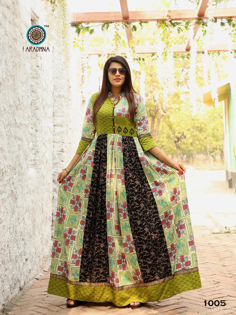 Aradhna Present Mashup Vol 1 Long Kurtis Catalogue