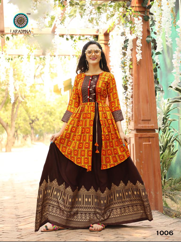 Aradhna Present Mashup Vol 1 Long Kurtis Catalogue