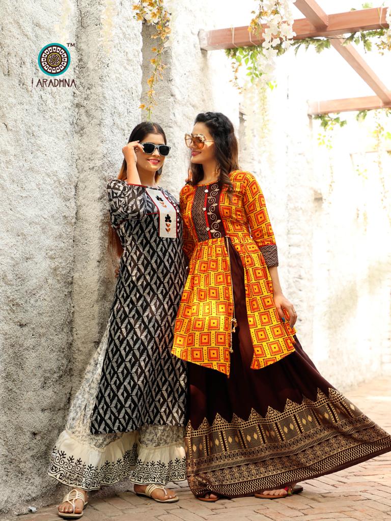 Aradhna Present Mashup Vol 1 Long Kurtis Catalogue