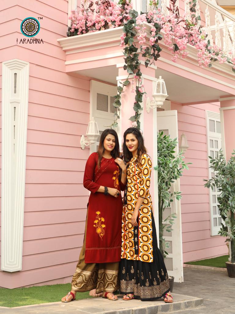 Aradhna Present Mashup Vol 1 Long Kurtis Catalogue