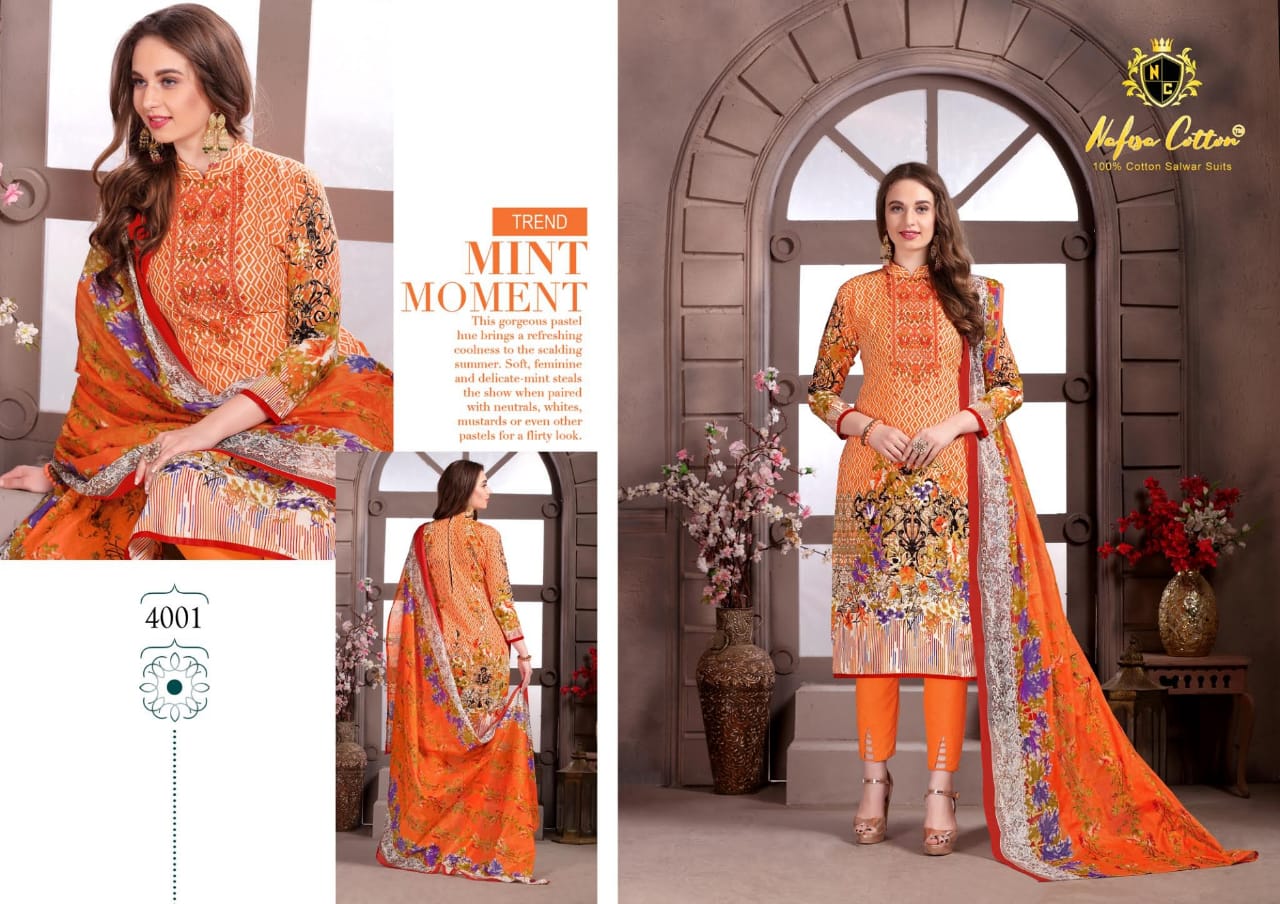 Nafisa Cotton Reshma Karachi Queen Vol 4 Wholesale Catalogue