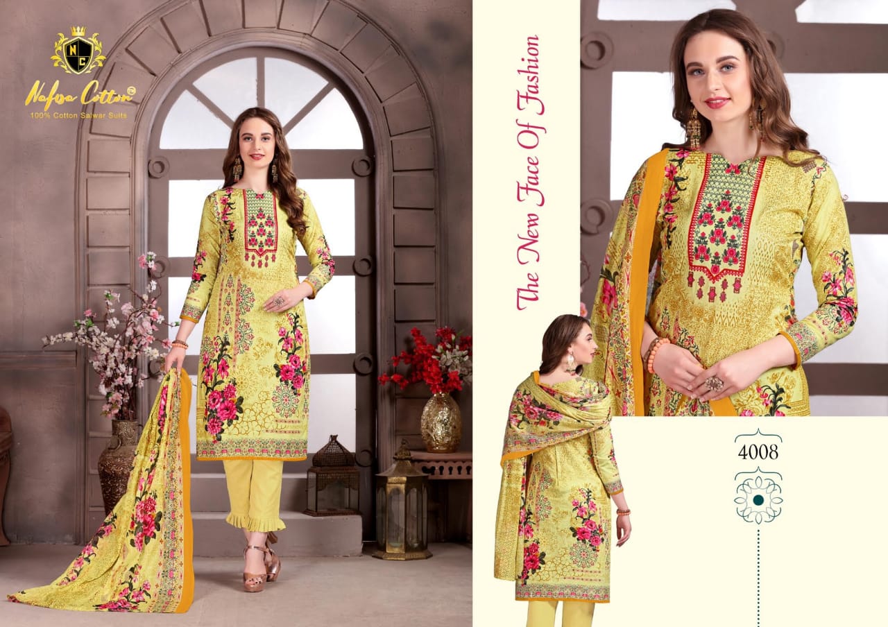 Nafisa Cotton Reshma Karachi Queen Vol 4 Wholesale Catalogue