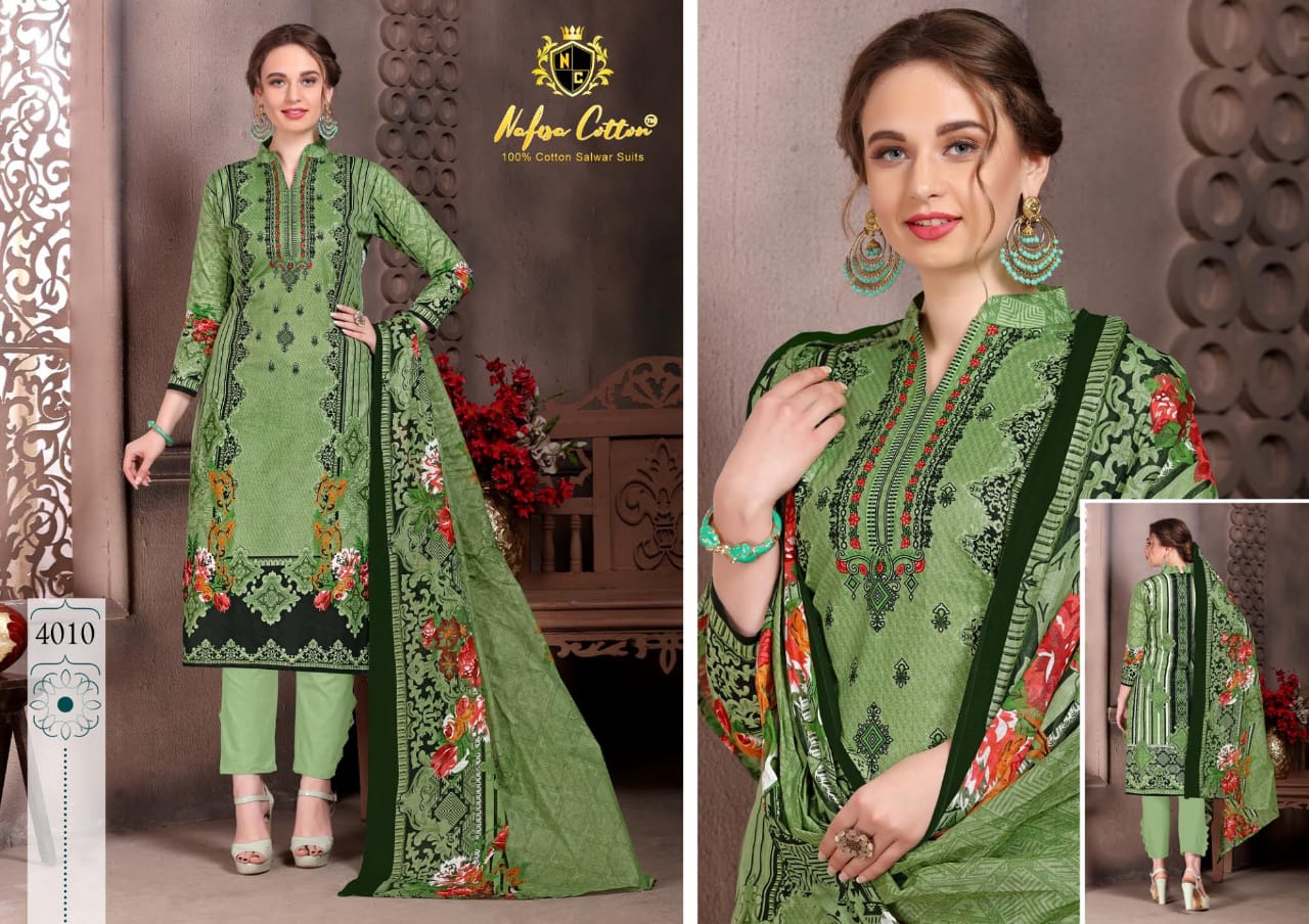 Nafisa Cotton Reshma Karachi Queen Vol 4 Wholesale Catalogue