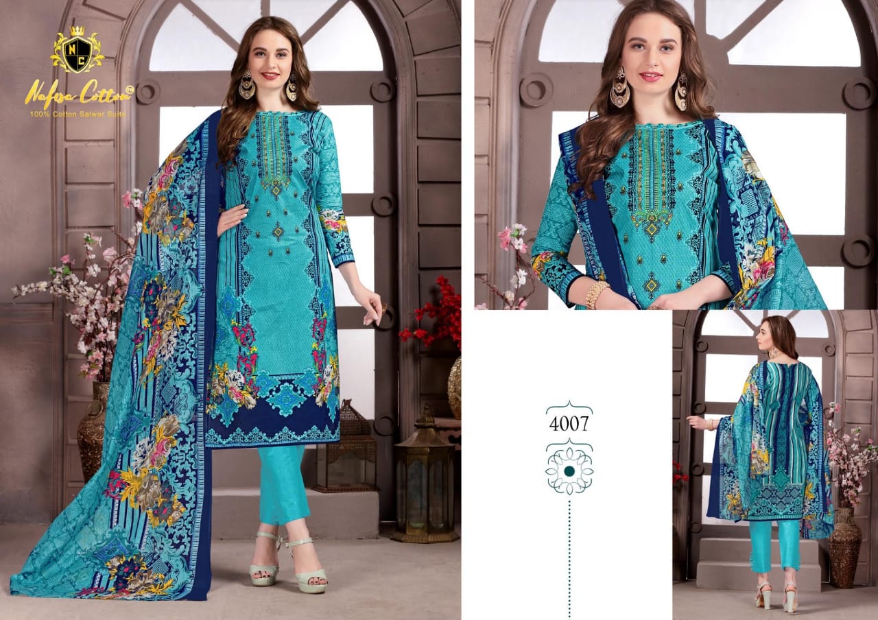 Nafisa Cotton Reshma Karachi Queen Vol 4 Wholesale Catalogue
