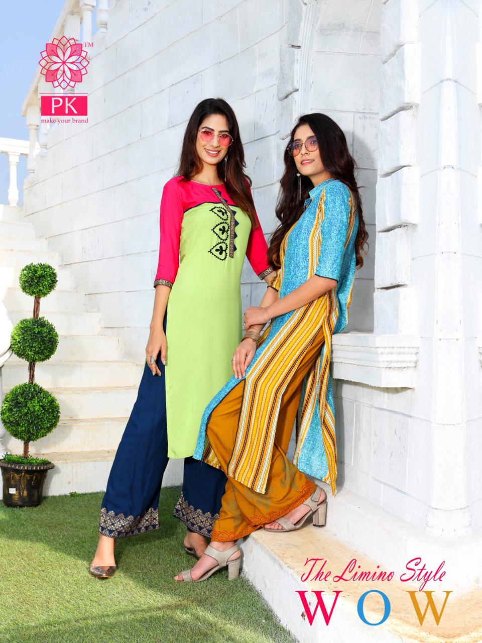 Pk Present Plazo City Vol 2 Designer Kurti Collection