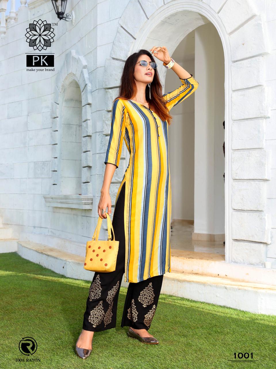 Pk Present Plazo City Vol 2 Designer Kurti Collection