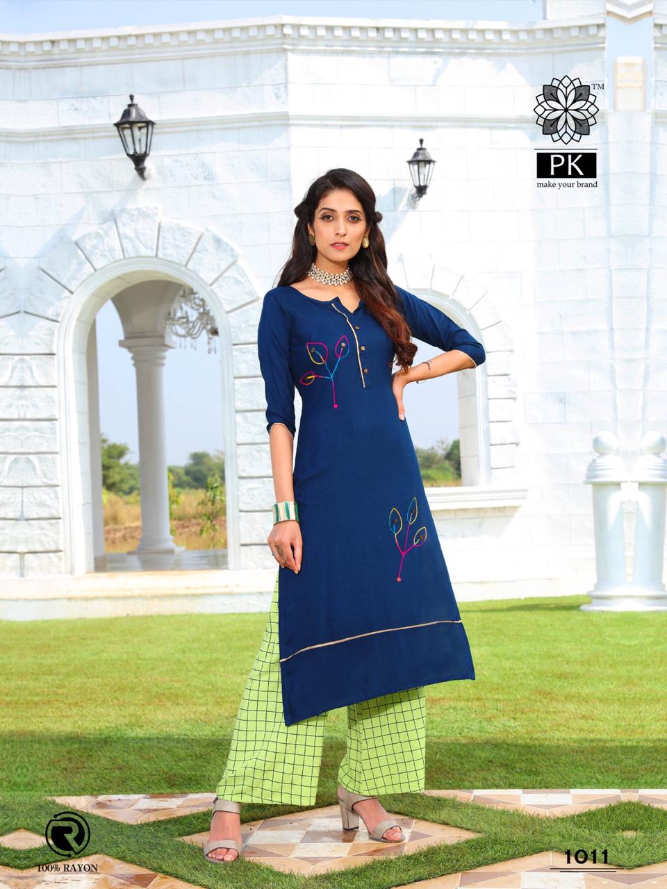 Pk Present Plazo City Vol 2 Designer Kurti Collection